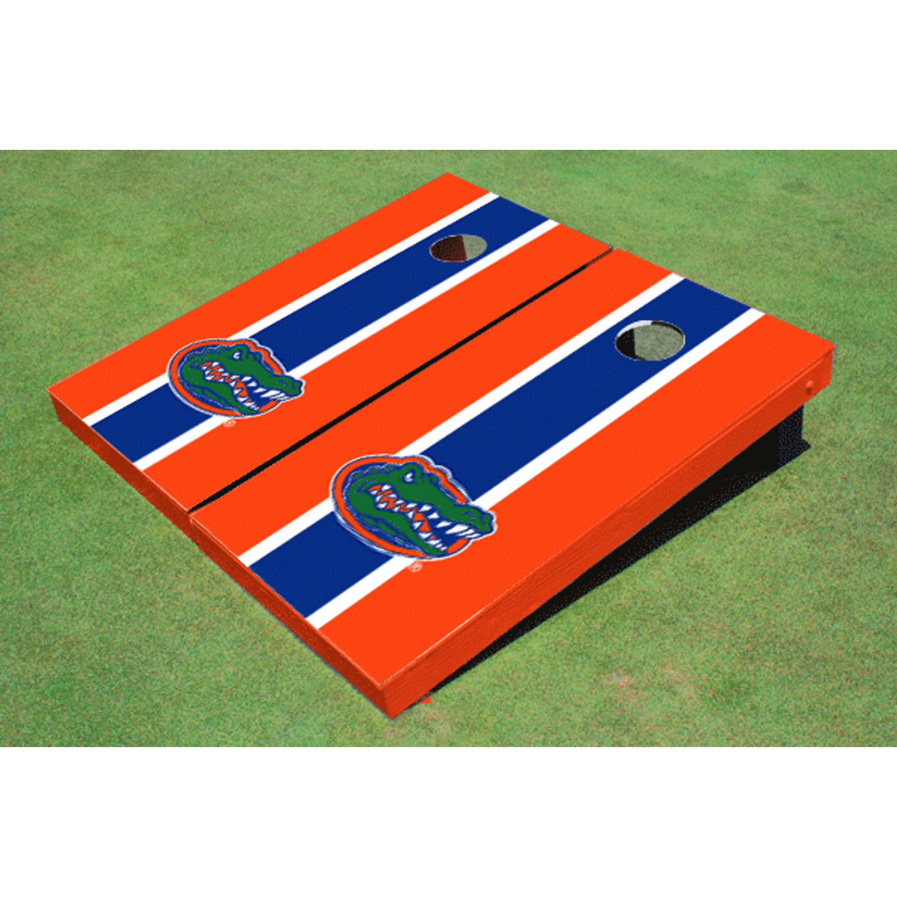 University of Florida Matching Stripe Cornhole (Orange)