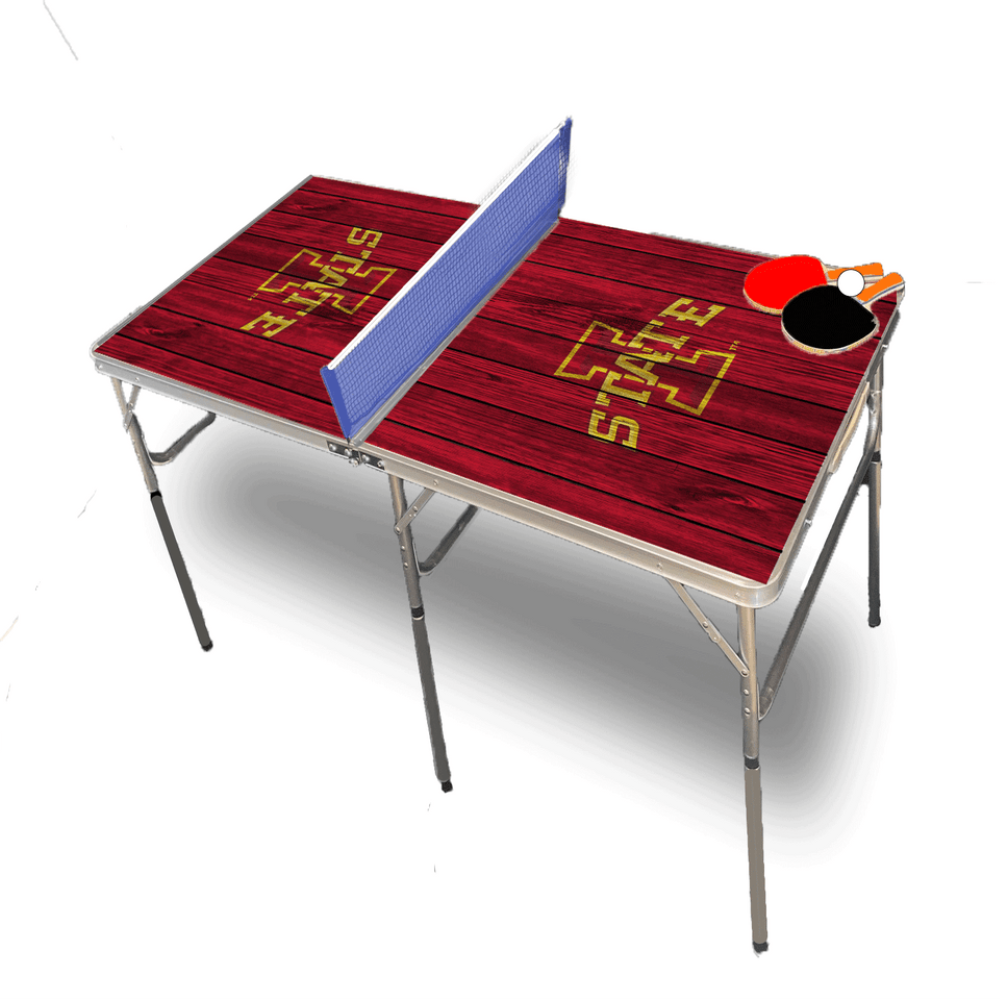 Iowa State University Pop-Up Table Tennis (Red)