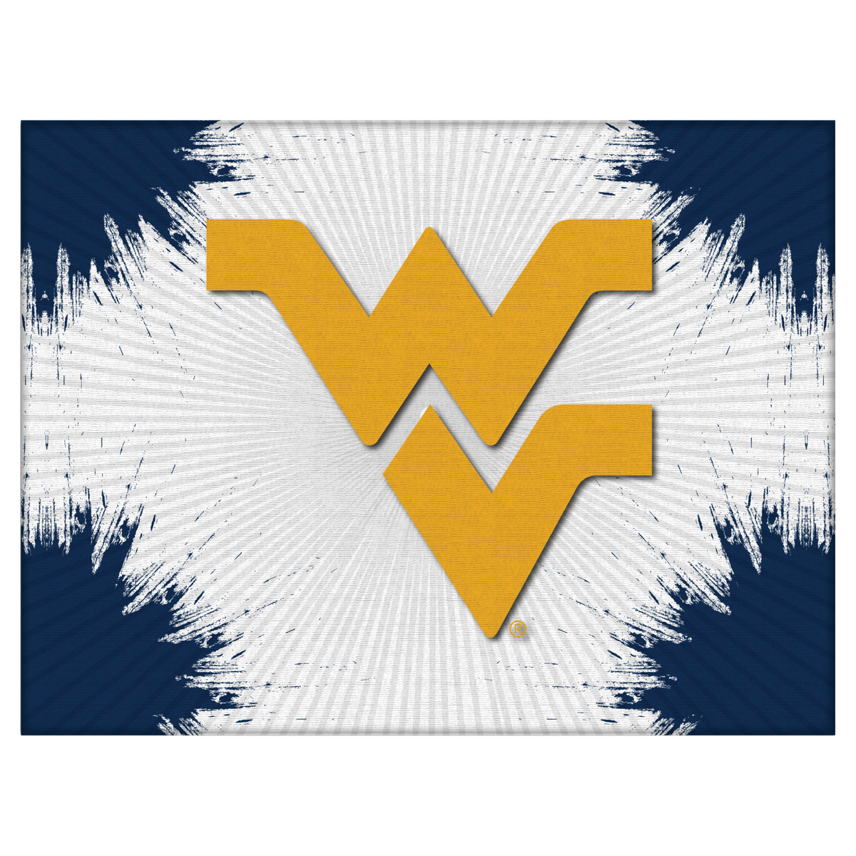 West Virginia University Logo Spirit Canvas (24” x 32”)