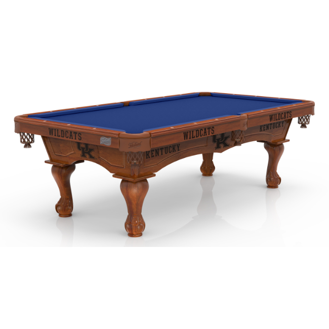 University of Kentucky Pool Table with Plain Cloth