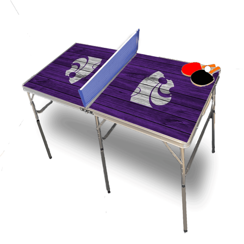 Kansas State University Pop-Up Table Tennis (Purple)