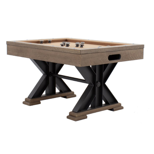 Weathered Bumper Pool Table - Rectangle (Desert Sand)