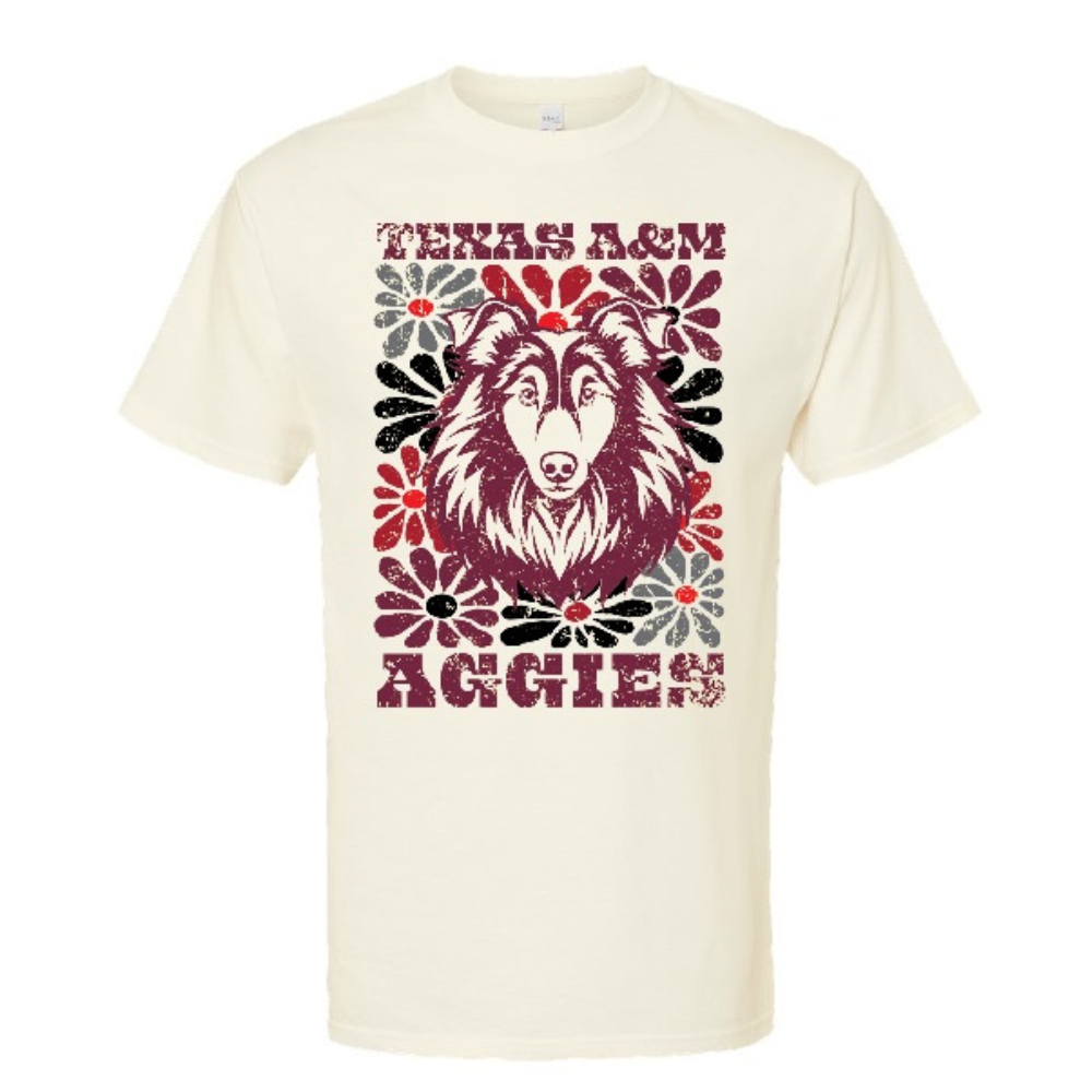 Texas A&amp;M University Groovy Floral