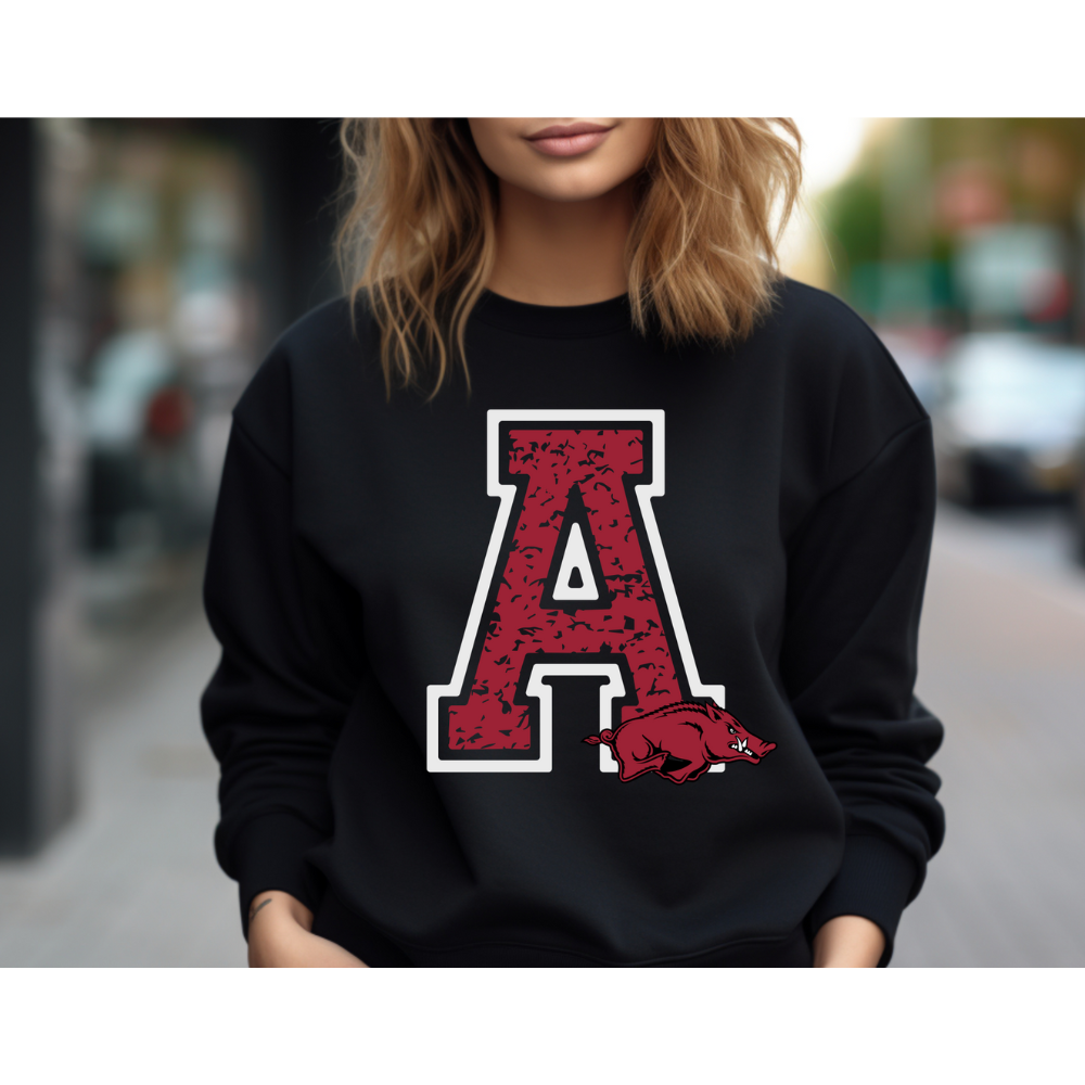 University of Arkansas Big Letter Mascot