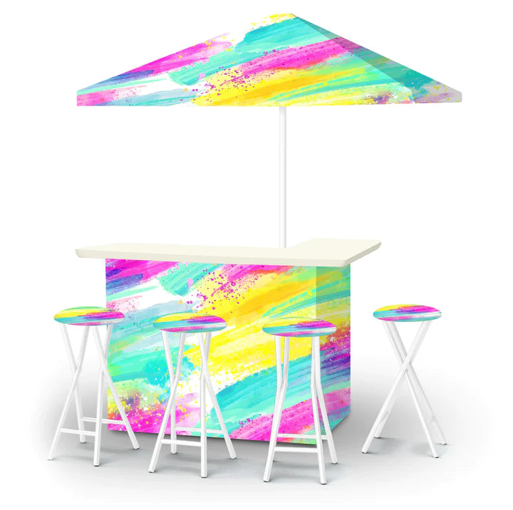 Peacock Portable Tailgate Bar