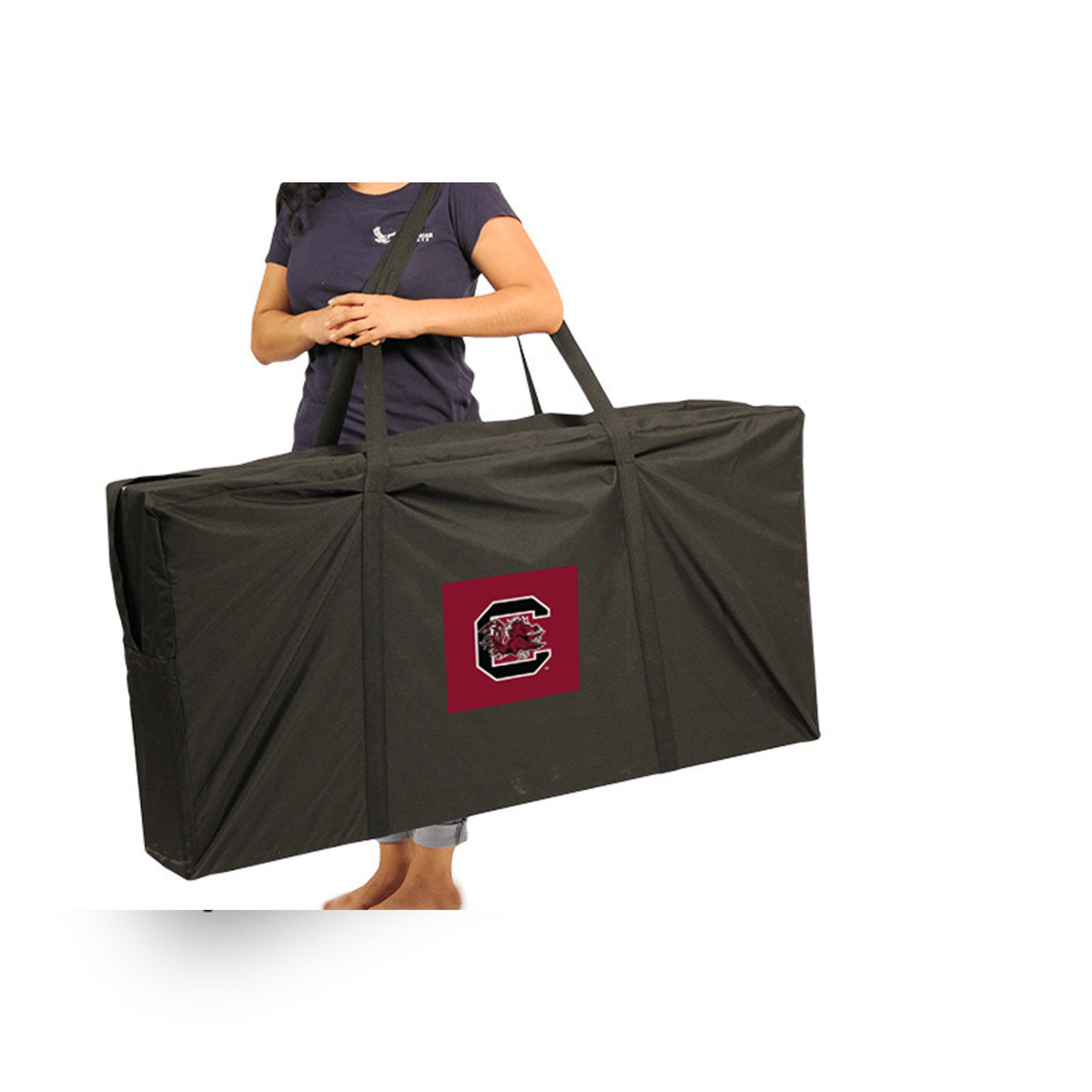 University of South Carolina Matching Stripe Cornhole (Black)