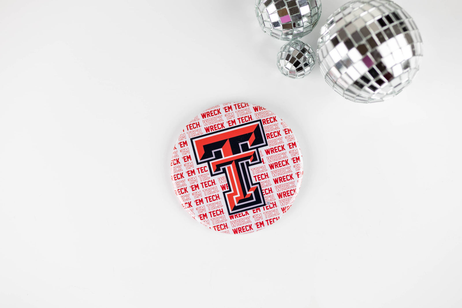 Texas Tech University Button - Logo