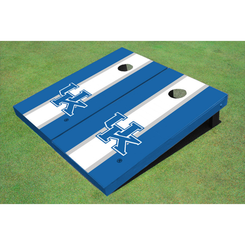 University of Kentucky Matching Stripe Cornhole (Blue UK)