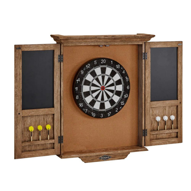 Dartboard Cabinet - Rustic Brown