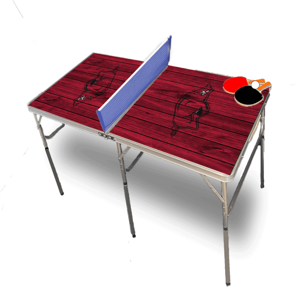 University of Arkansas Pop-Up Table Tennis (Red)
