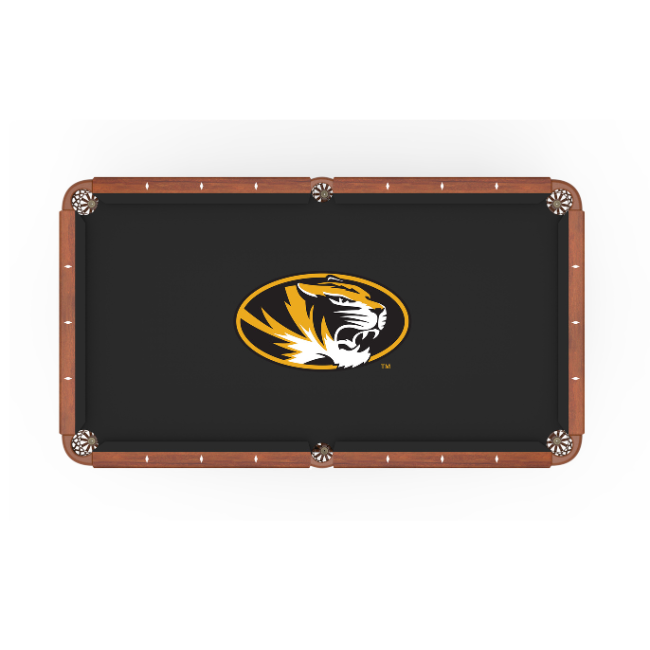 University of Missouri Pool Table Cloth - 7 Feet