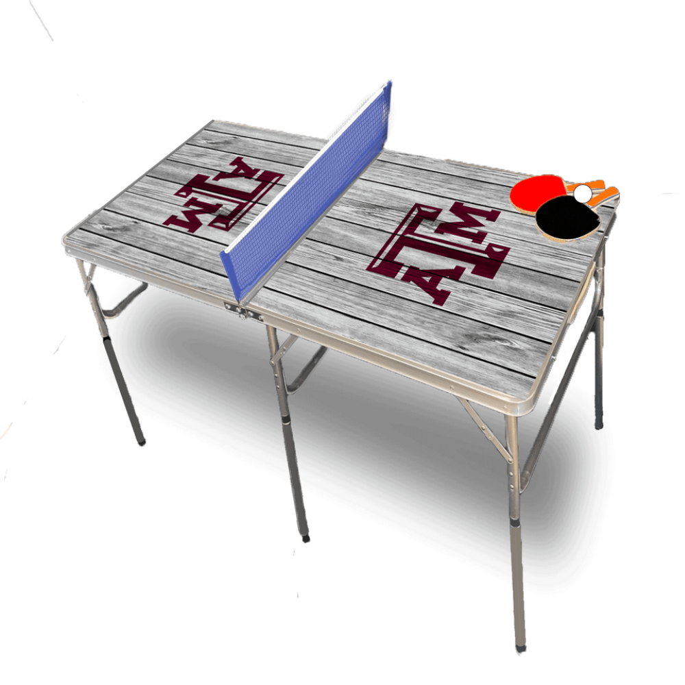 Texas A&amp;M University Pop-Up Table Tennis (Gray)