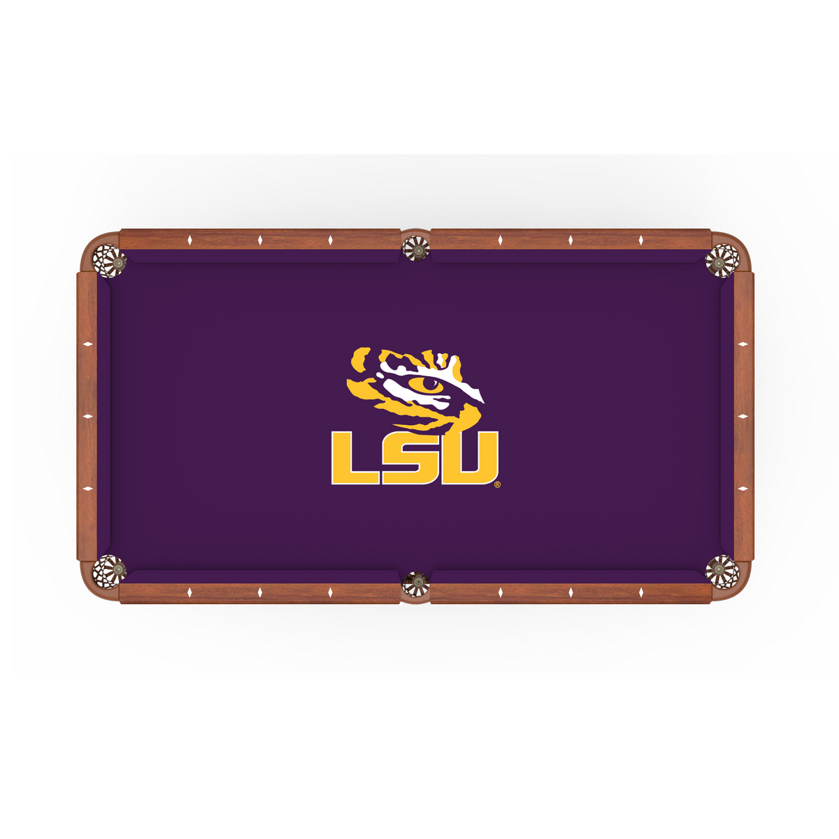 LSU Pool Table Cloth - 8 Feet