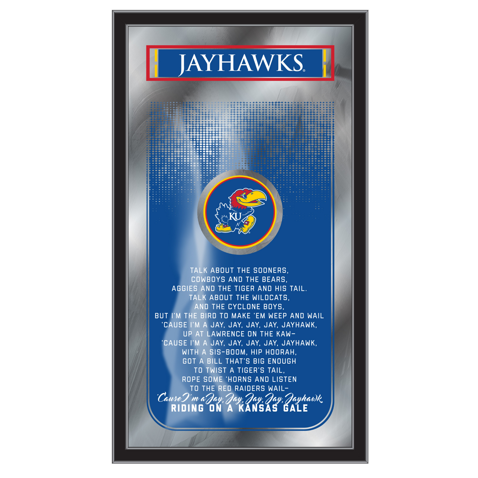 University of Kansas Fight Song Mirror