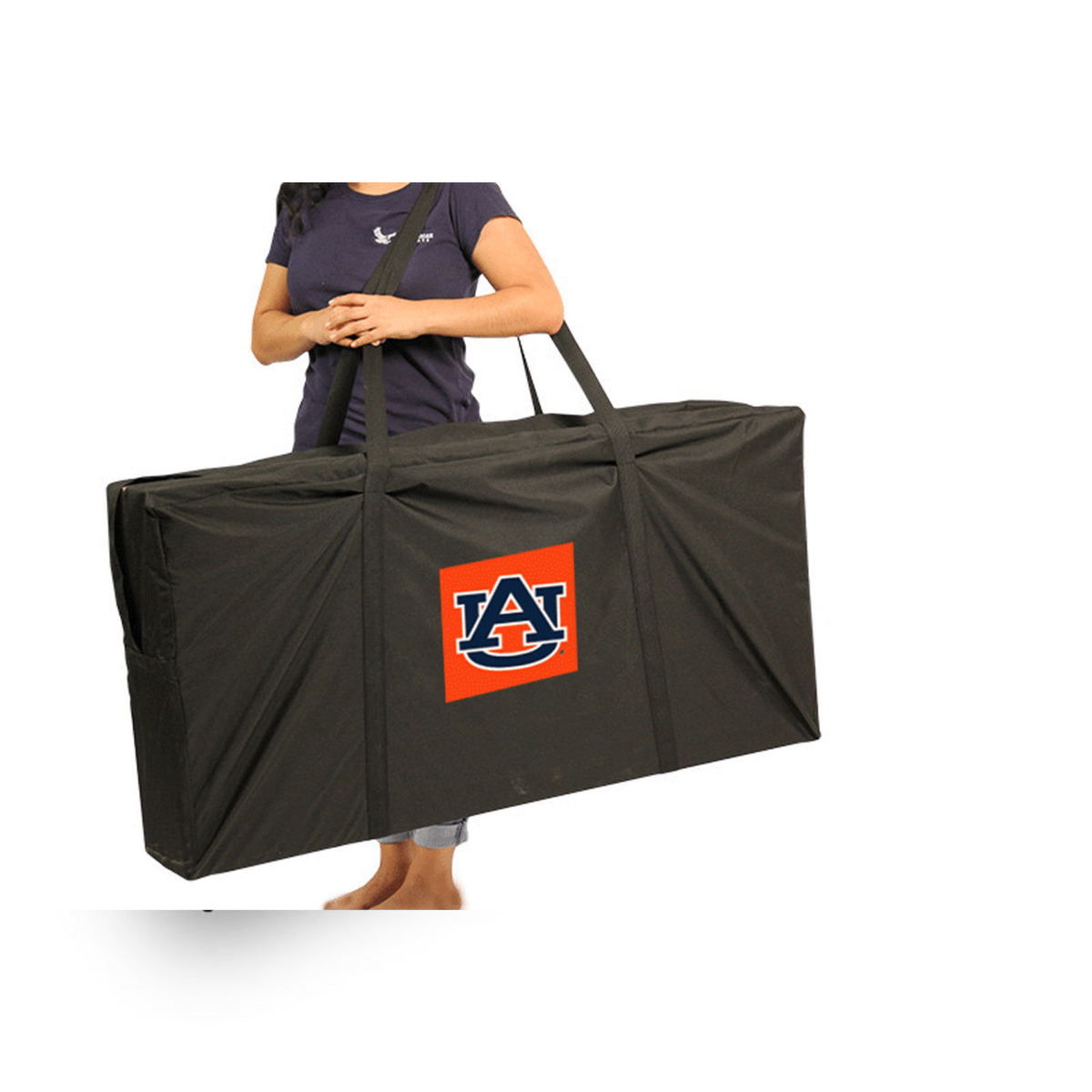 Auburn University Matching Stripe Cornhole (Orange)
