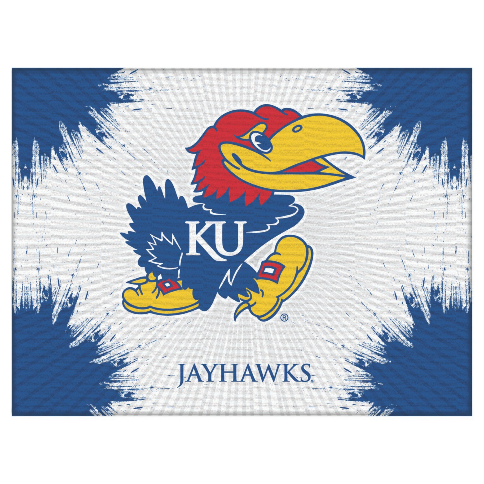 University of Kansas Logo Spirit Canvas (24” x 32”)