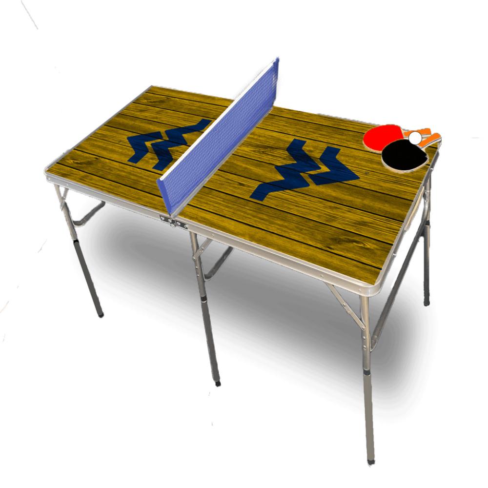 West Virginia University Pop-Up Table Tennis (Gold)