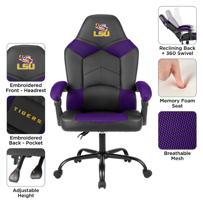 LSU Oversized Office Chair