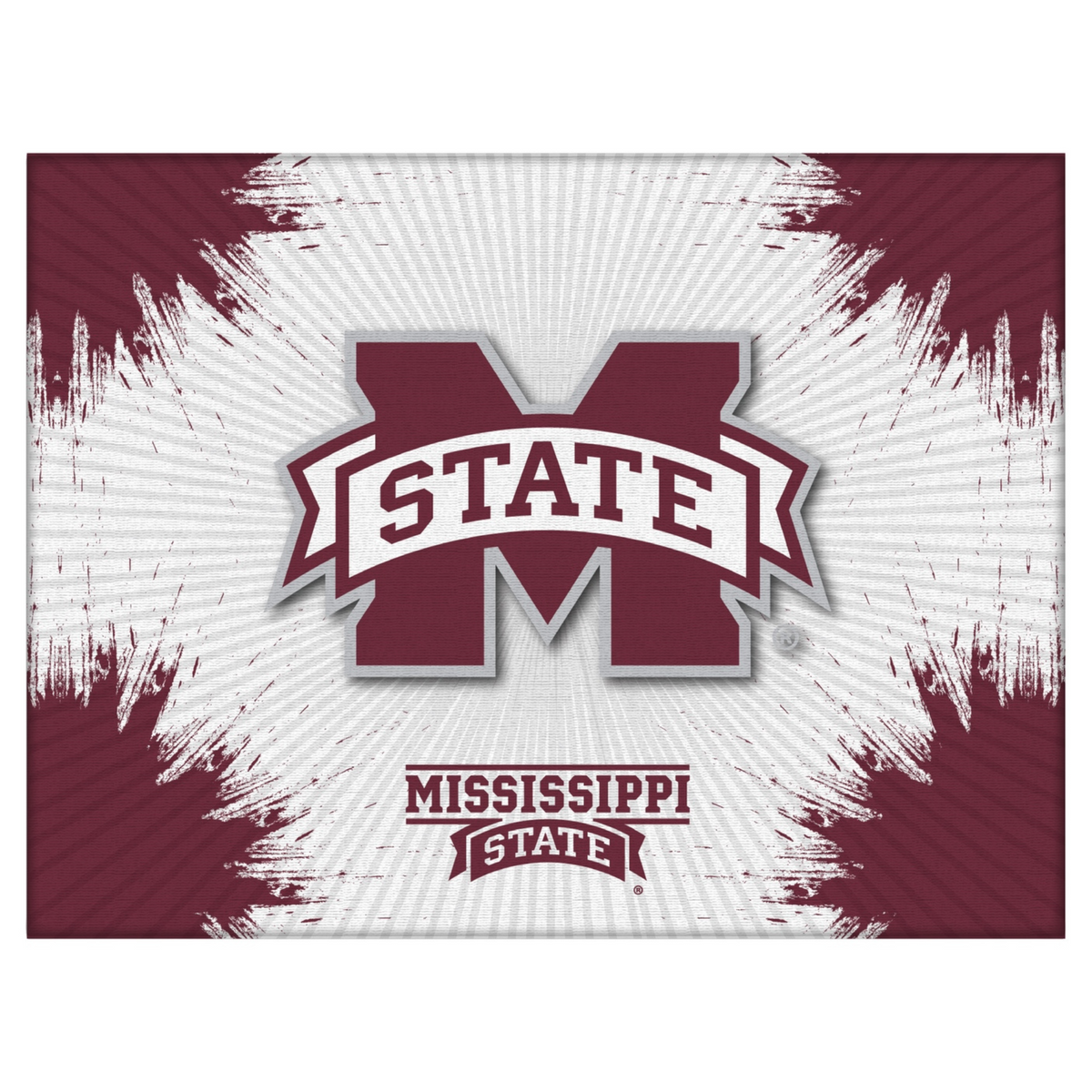 Mississippi State University Logo Spirit Canvas (15” x 20”)