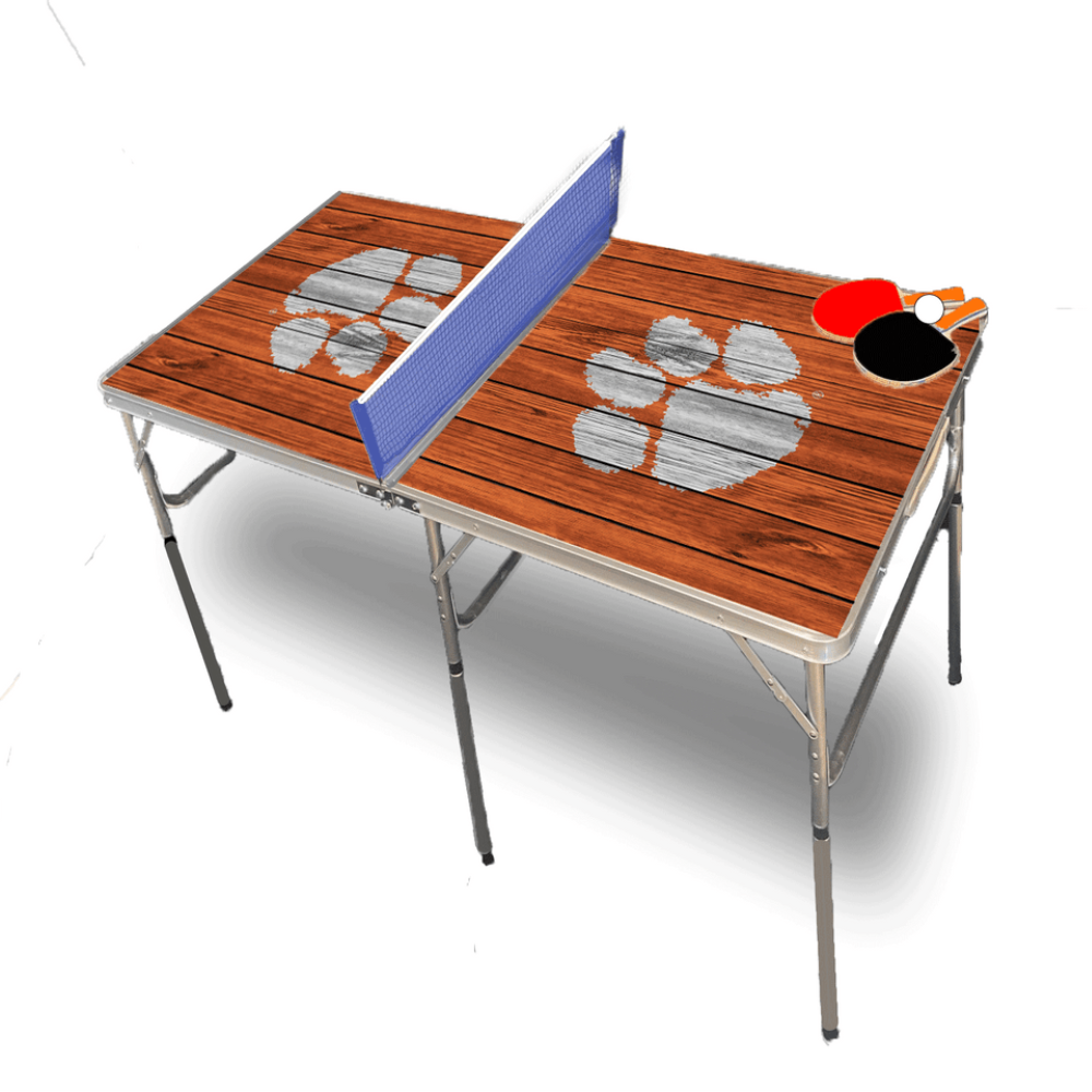 Clemson University Pop-Up Table Tennis (Orange)