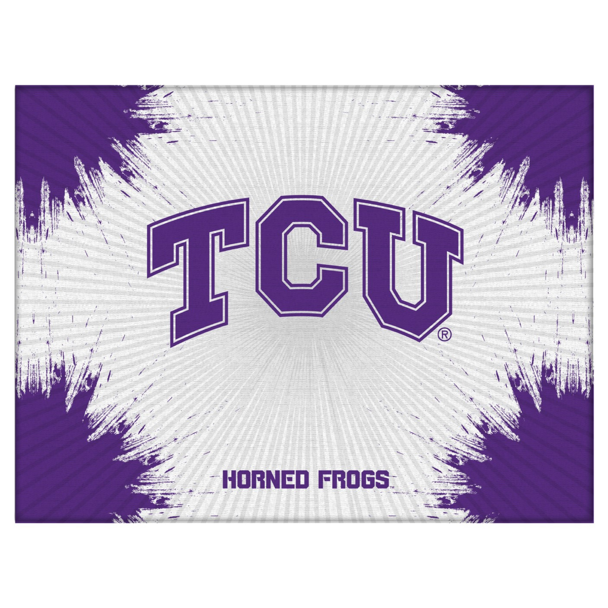 TCU Logo Spirit Canvas (15” x 20”)