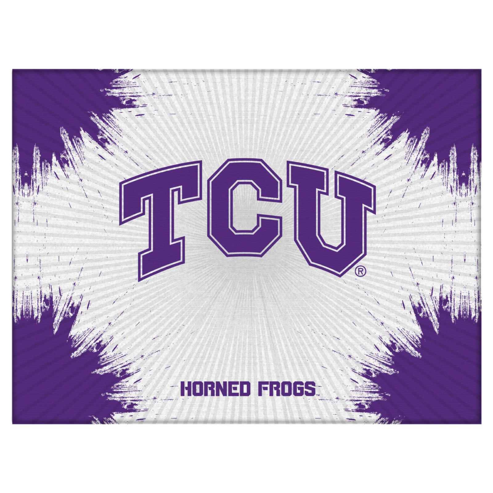 TCU Logo Spirit Canvas (15” x 20”)