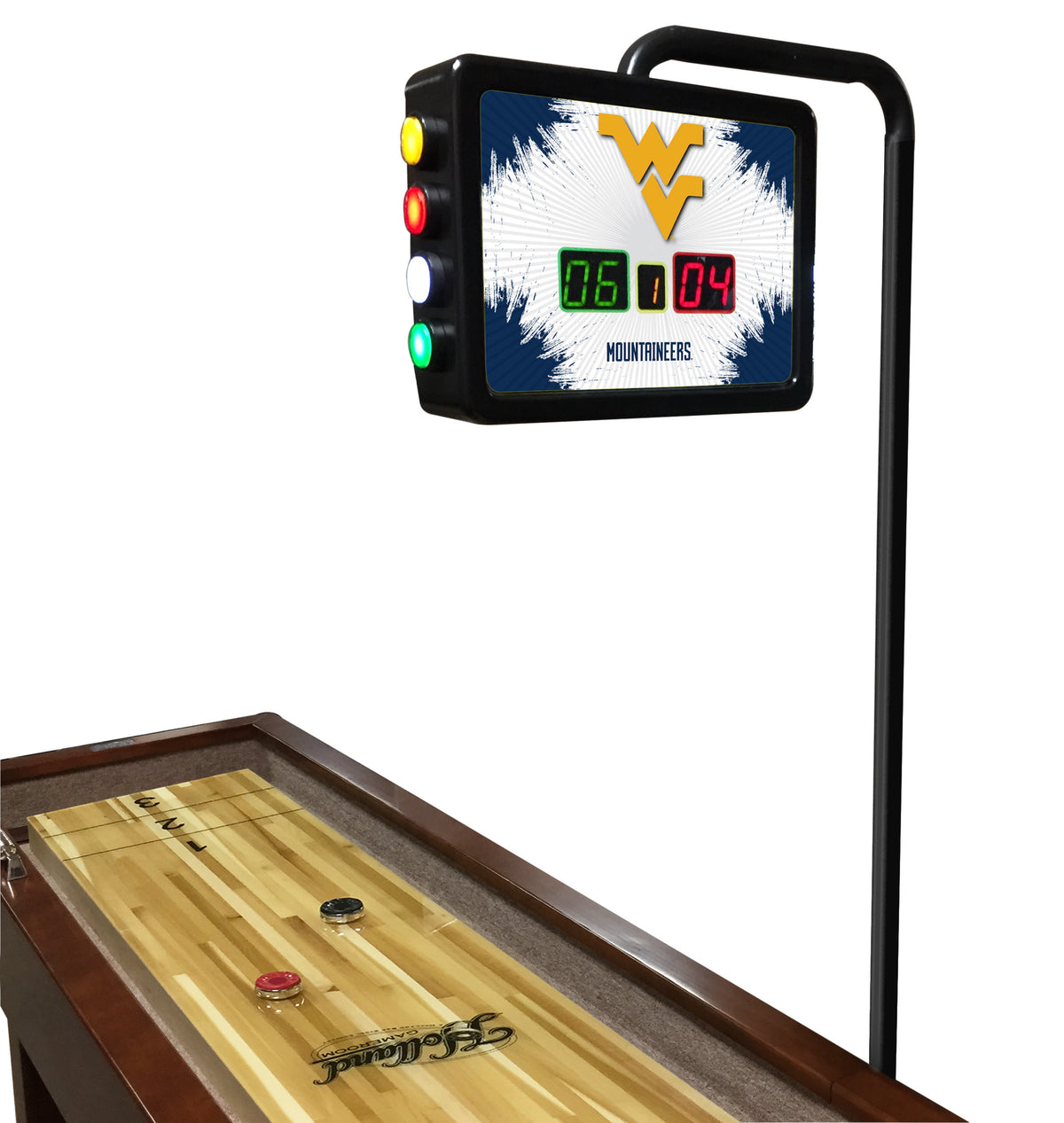 West Virginia University Shuffleboard Table