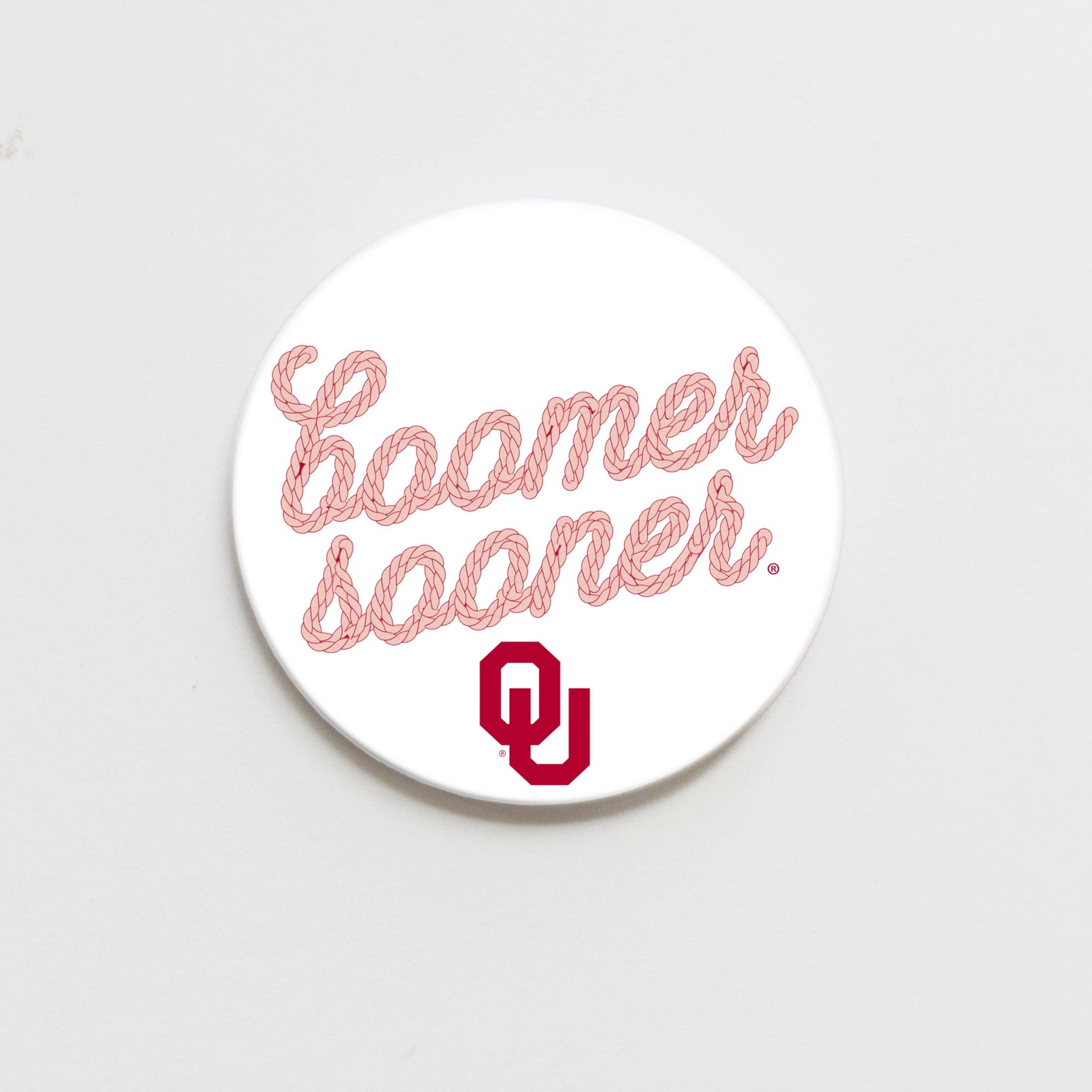University of Oklahoma Button - Boomer Sooner Howdy