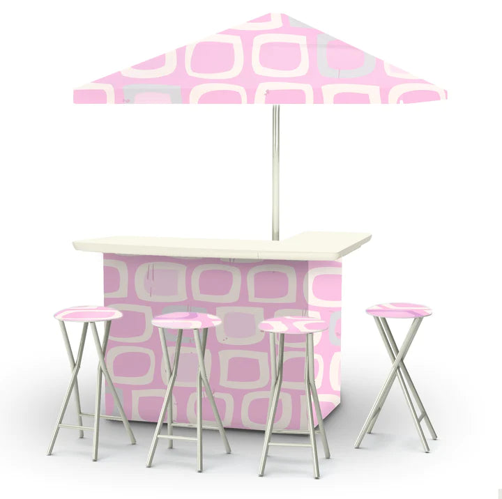Pink Moon Portable Tailgate Bar