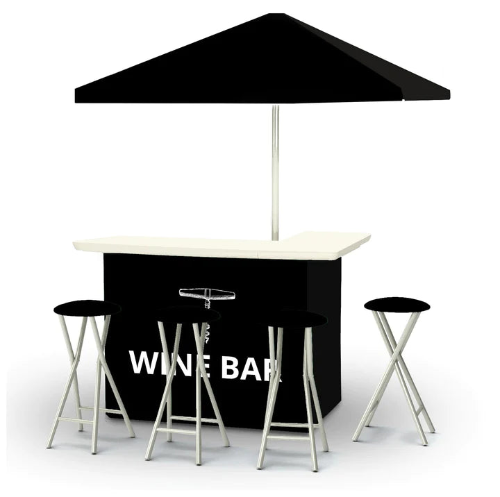 Wine Bar Portable Tailgate Bar