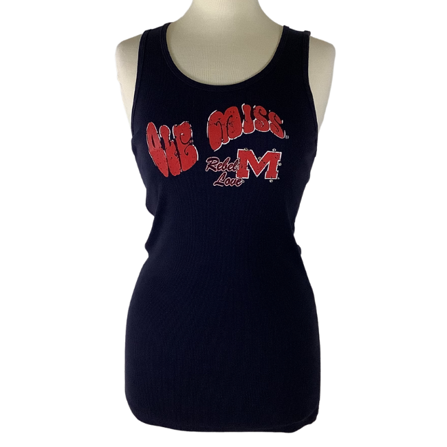 Ole Miss Swarovski Crystal Classic Tank