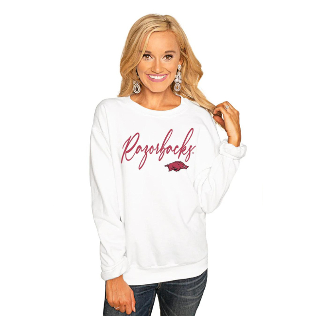 University of Arkansas Win the Day Long Sleeve Sweatshirt