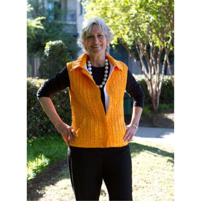 Game Day Orange &amp; White Reversible Vest