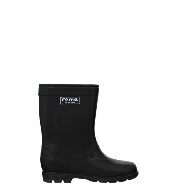 Roma Abel Kids Black Rain Boots