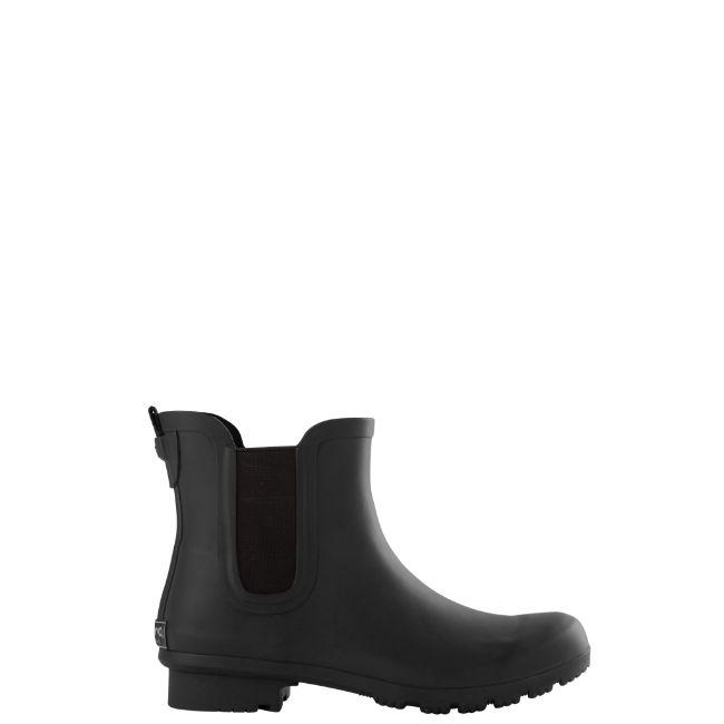 Roma Chelsea Women’s Matte Black Rain Boots