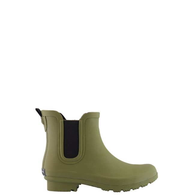 Roma Chelsea Women’s Matte Olive Rain Boots
