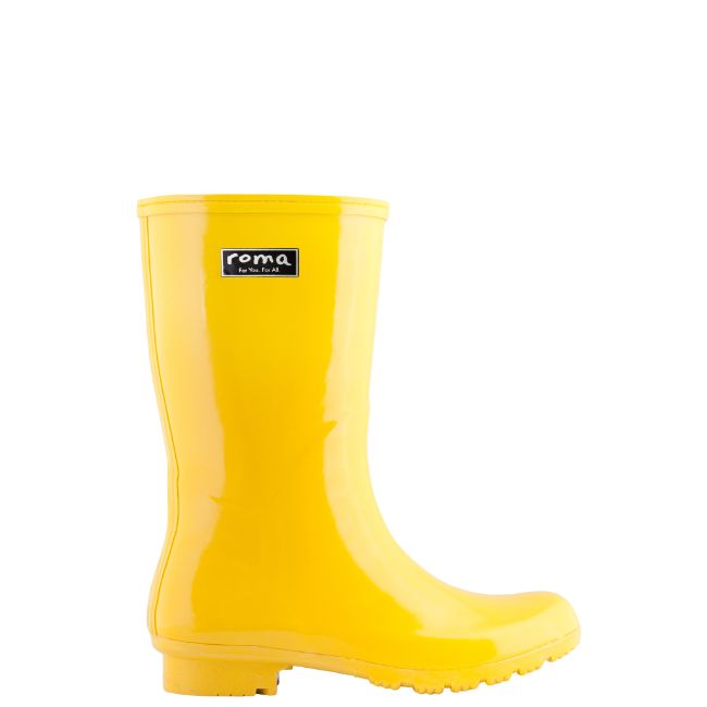 Roma Emma Women’s Mid Yellow Rain Boots