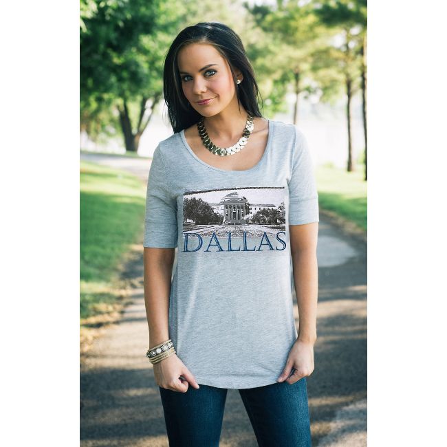 SMU College Landmark Tee (Dallas)