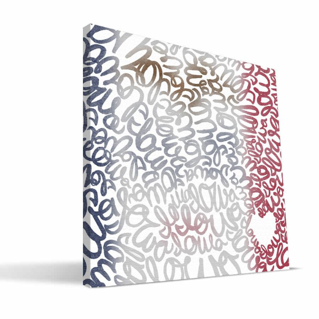 Iowa Watercolor Canvas Print