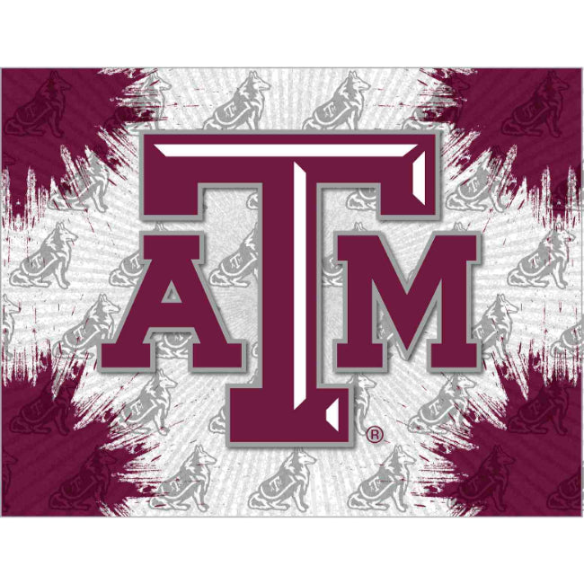 Texas A&amp;M University Logo Spirit Canvas