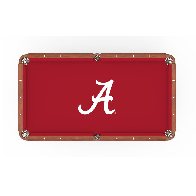 University of Alabama Pool Table Cloth - 9 Feet