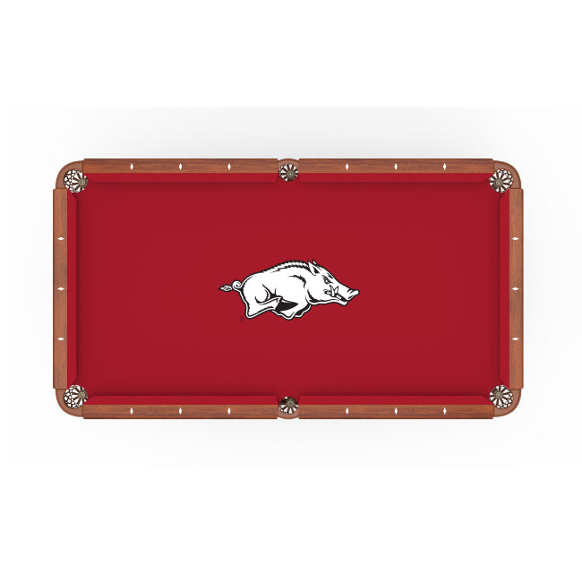University of Arkansas Pool Table Cloth - 9 Feet