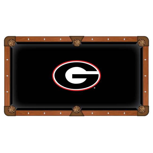 University of Georgia Pool Table Cloth - 9 Feet
