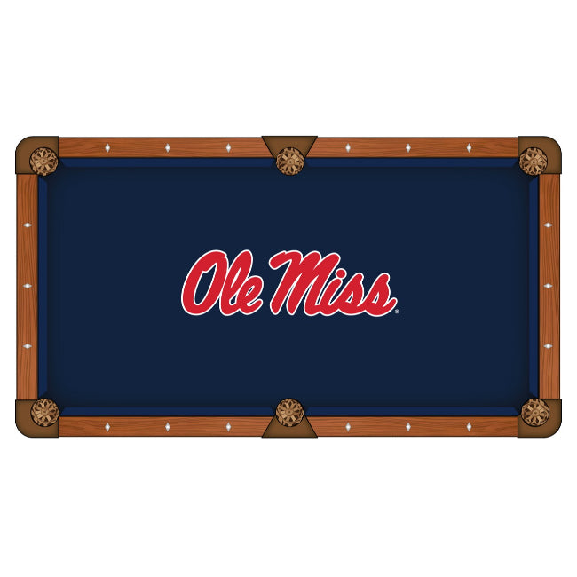 Ole Miss Pool Table Cloth - 8 Feet