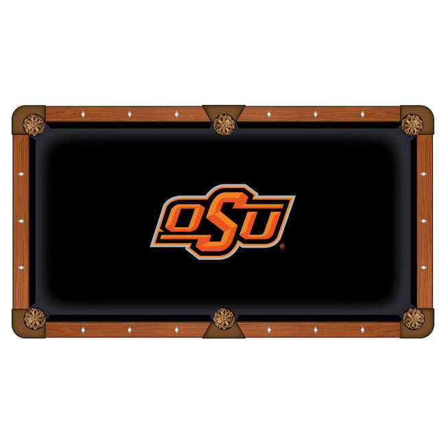 Oklahoma State University Pool Table Cloth - 7 Feet