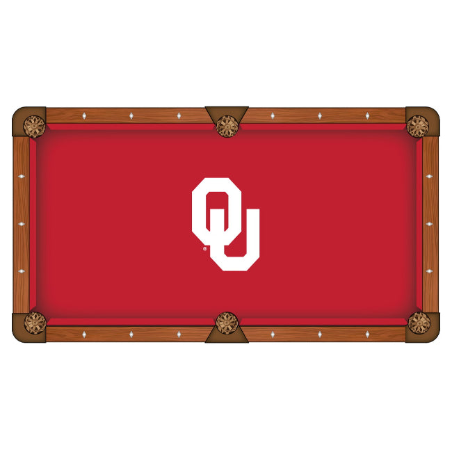 University of Oklahoma Pool Table Cloth - 8 Feet