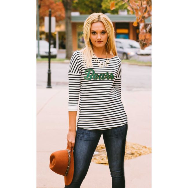 Baylor University Side Button Applique Tunic