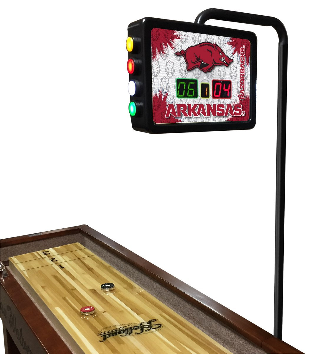 University of Arkansas Shuffleboard Table