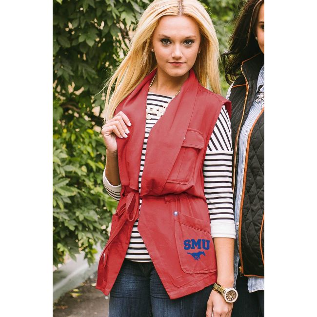 SMU Logo Drawstring Vest