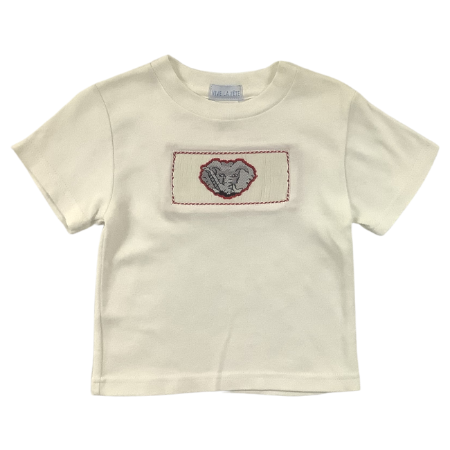 University of Alabama Vive La Fete Collegiate Hand Smocked Shirt